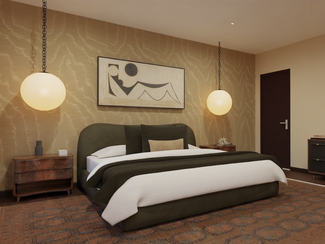 The Juke Hotel — guest room rendering
